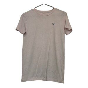 American Eagle Outfitters Pink Chest Logo Shirt Size XS GUC #7506